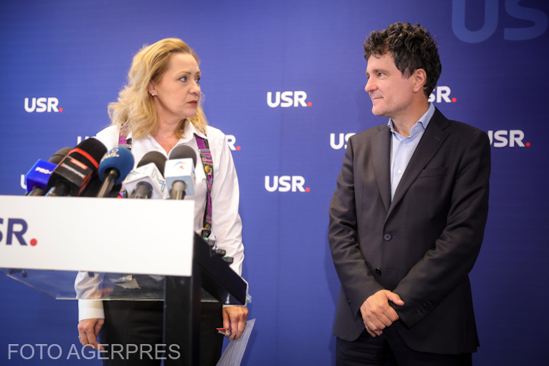 Nicușor Dan și Elena Lasconi