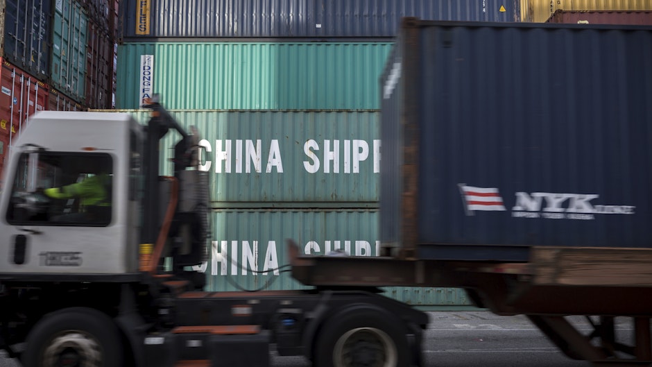 Mărfuri chinezești în SUA