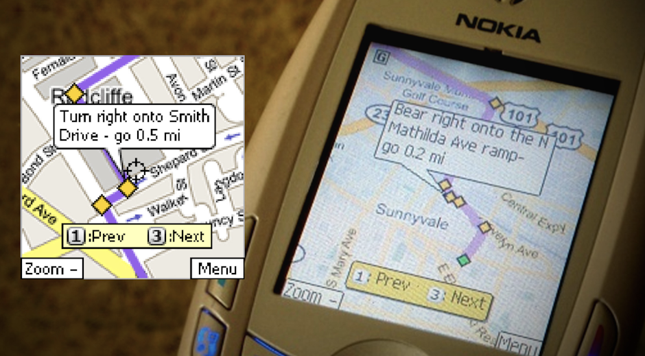 telefon vechi nokia cu google maps