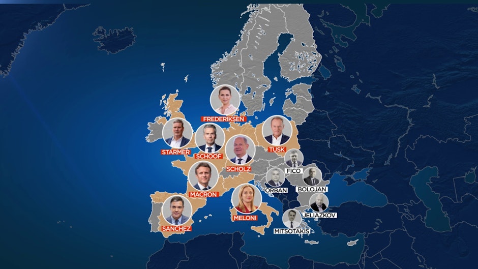 harta lideri europeni