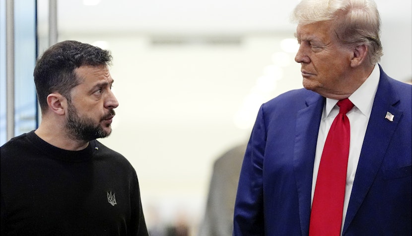 Volodimir Zelenski și Donald Trump