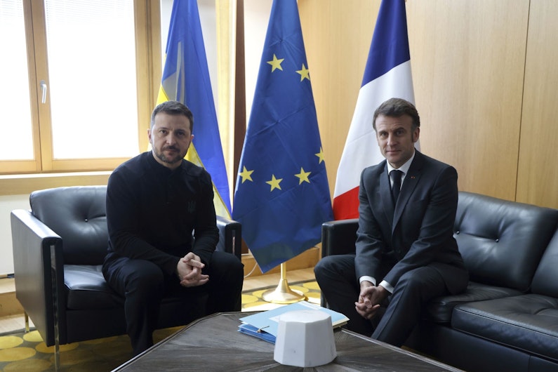 zelenski și macron