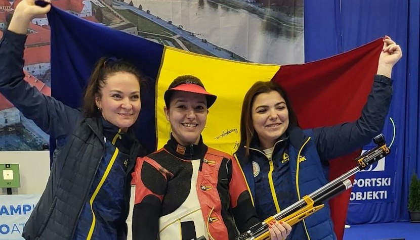 Aur și bronz pentru România la Europenele de tir sportiv la Osijek