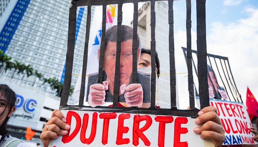 Proteste la adresa lui Rodrigo Durerte