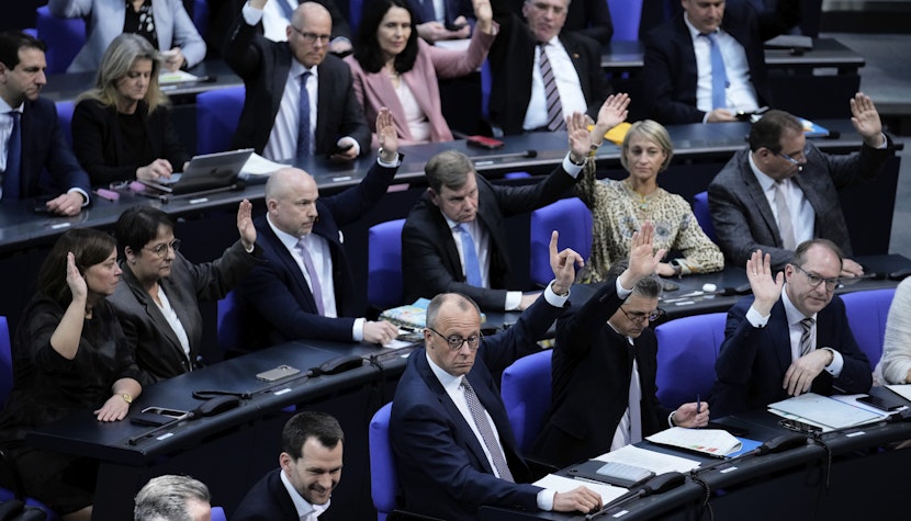 Friedrich Merz în Bundestag