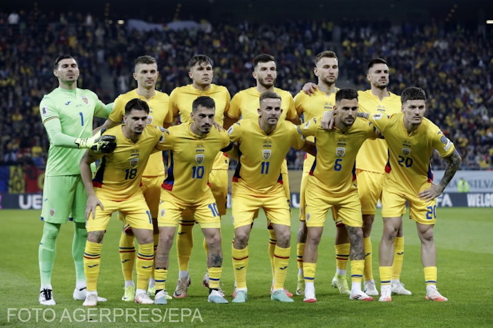 echipa națională a româniei, poza de grup înainte meciului