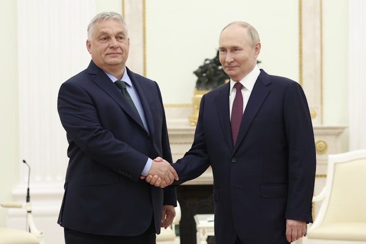 Viktor Orban și Vladimir Putin