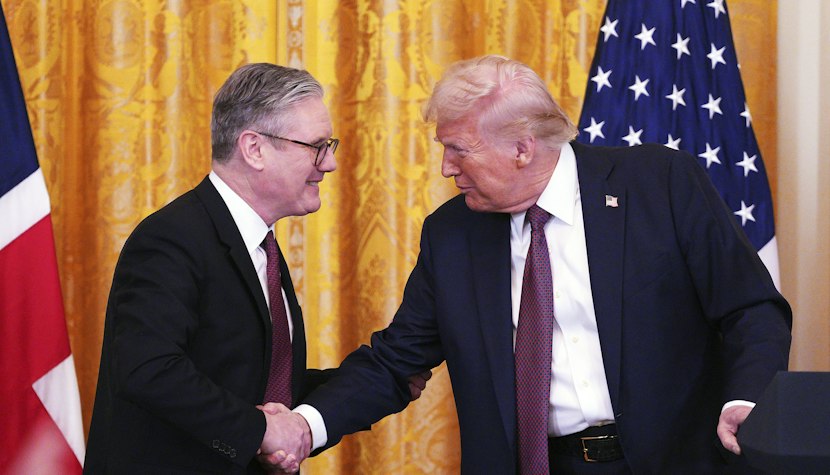 Keir Starmer și Donald Trump Keir Starmer și Donald Trump
