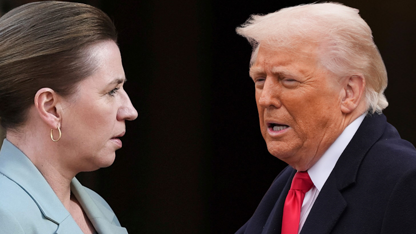 Mette Frederiksen, Donald Trump