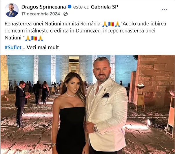 Postare a lui Dragoș Sprînceană