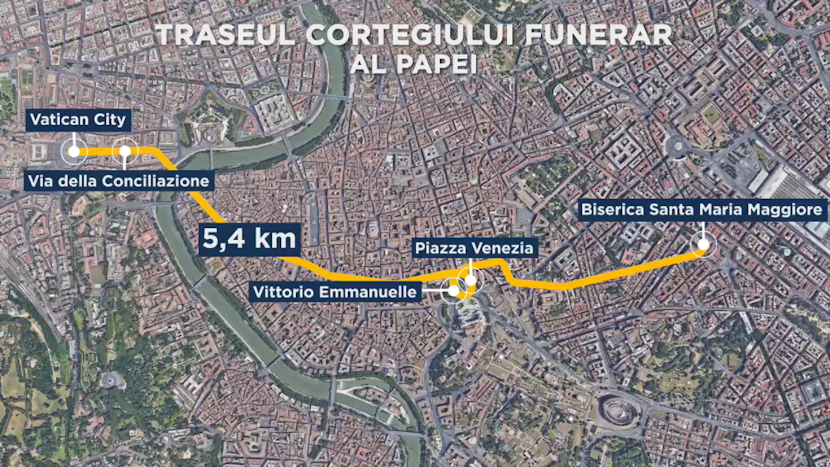 harta cortegiu funerar