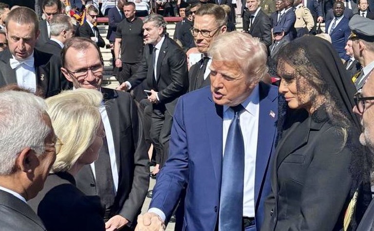Ursula von der Leyen și Donald Trump