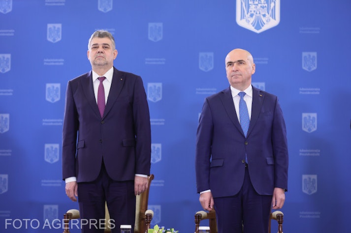 Marcel Ciolacu și Ilie Bolojan