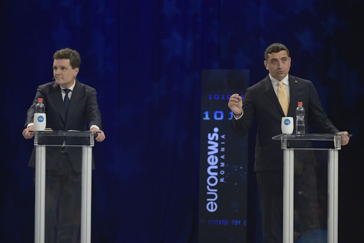 Dezbaterea George Simion - Nicușor Dan la Euronews România