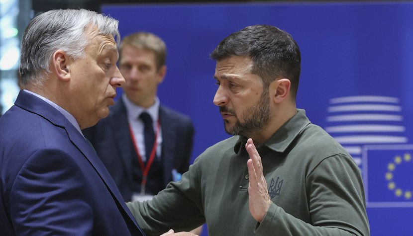 Viktor Orban și Volodimir Zelenski