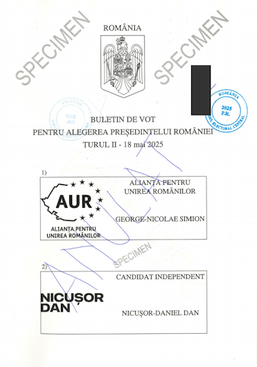 buletin de vot