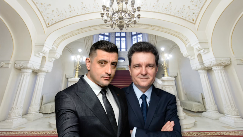 George Simion vs Nicușor Dan
