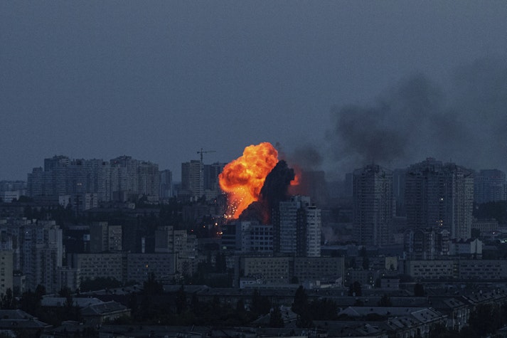 Explozie în Kiev, din cauza unui atac al Rusiei