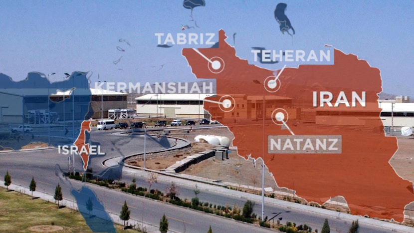natanz și harta siturilor nucleare ale Iran
