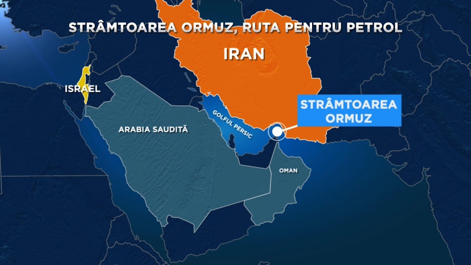 Strâmtoarea Ormuz - harta