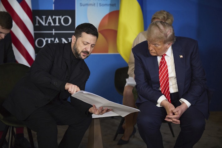 Volodimir Zelenski și Donald Trump