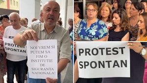 Colaj proteste în țară. Mai mulți angajați care protestează, în țară, în urma plafonării sporului de condiții vătămătoare