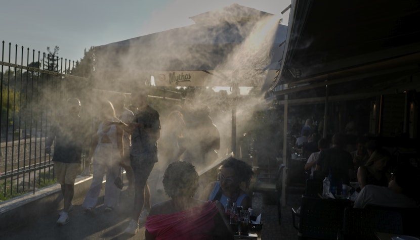 Căldură în Grecia