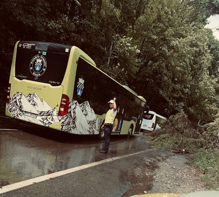 Furtună în Sinaia