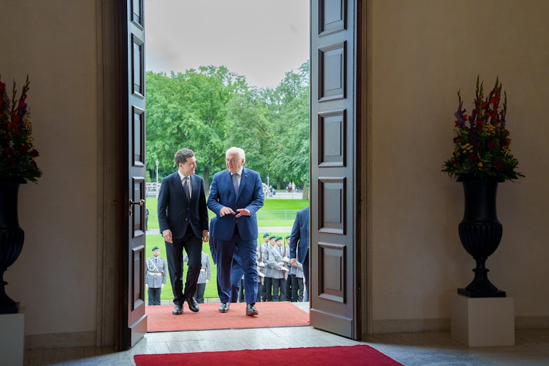 Președintele Nicușor Dan, alături de omologul său german Frank-Walter Steinmeier