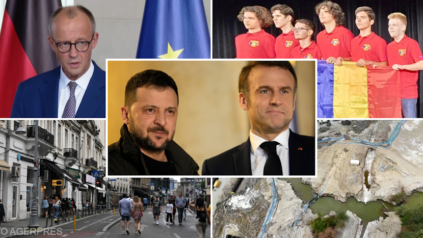 Colaj foto compus din cinci imagini