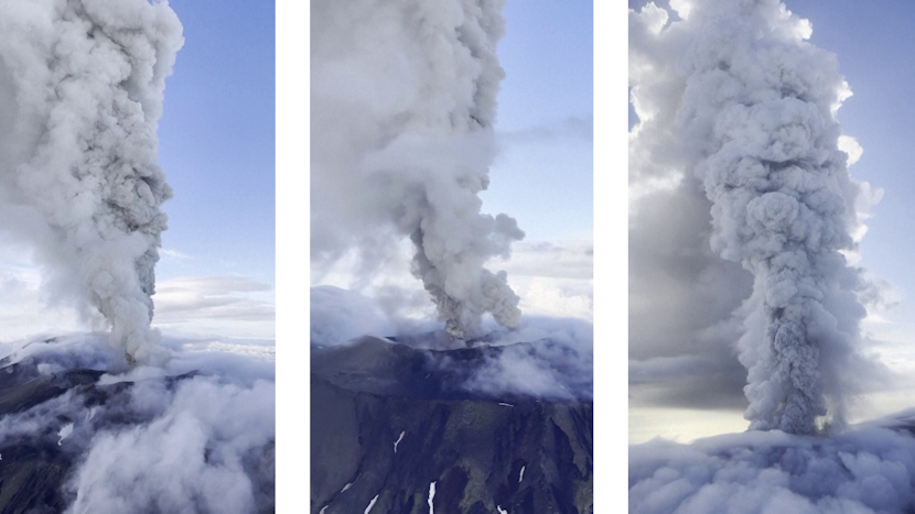 Vulcanul Kraşeninnikov din Peninsula rusă Kamceatka a erupt, după 500 de ani,  în urma cutremurului de 8,8 pe Richter