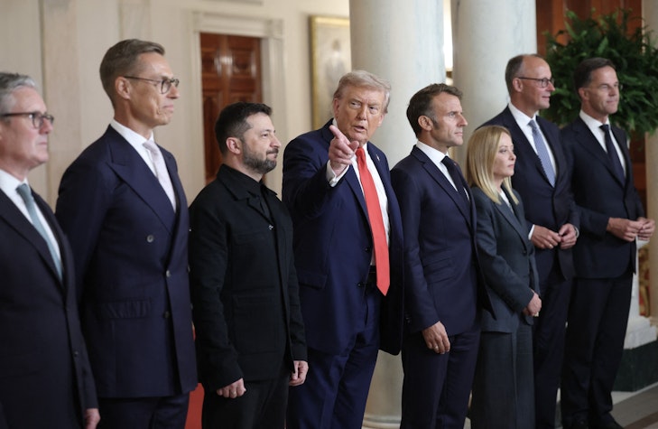 Trump și liderii europeni, la Casa Albă
