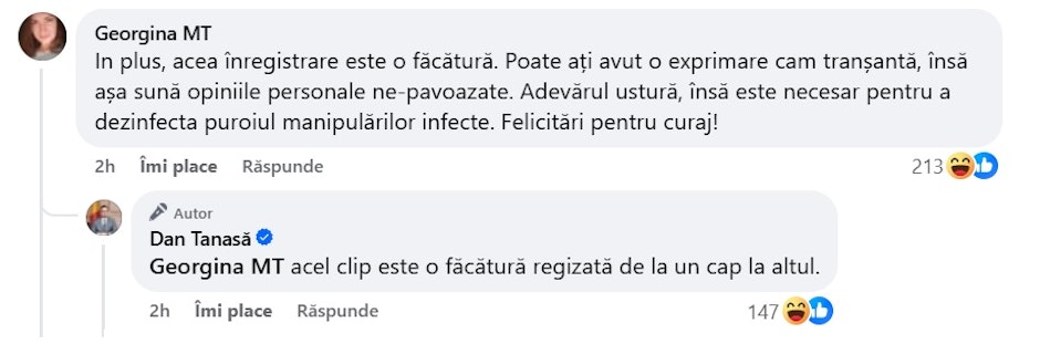 Comentariul lu Dan Tanasă