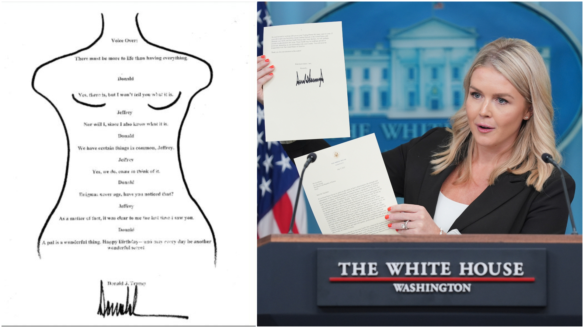 Semnătura lui Donald Trump