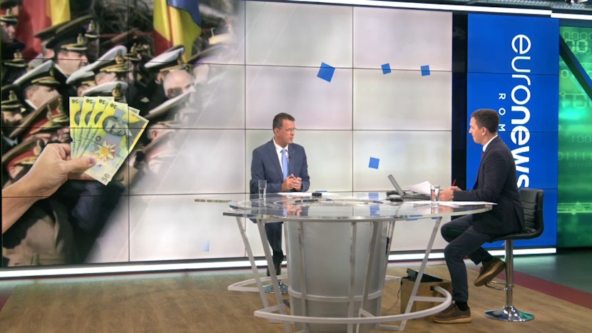 Ministrul Apărării, Ionuț Moșteanu, la Euronews