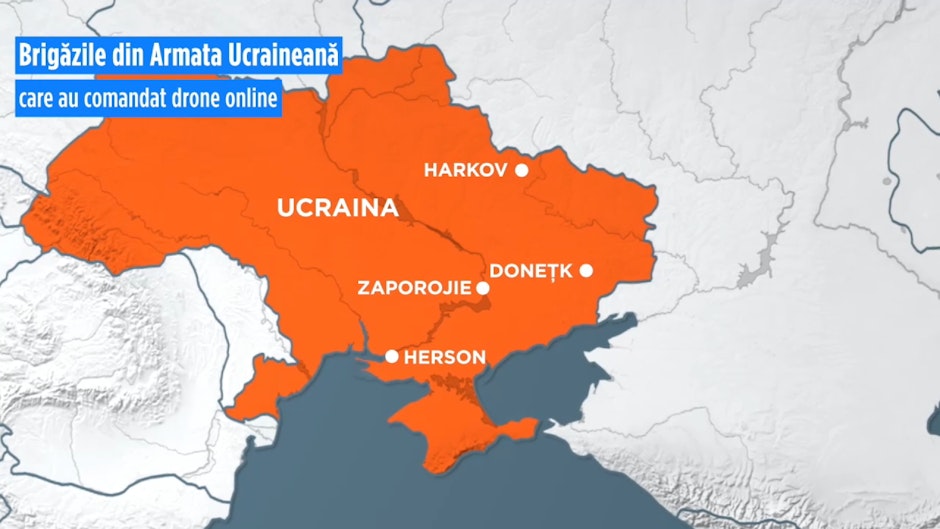 Regiunile în care ucrainenii au folosit drone pentru a contracara atacurile rușilor