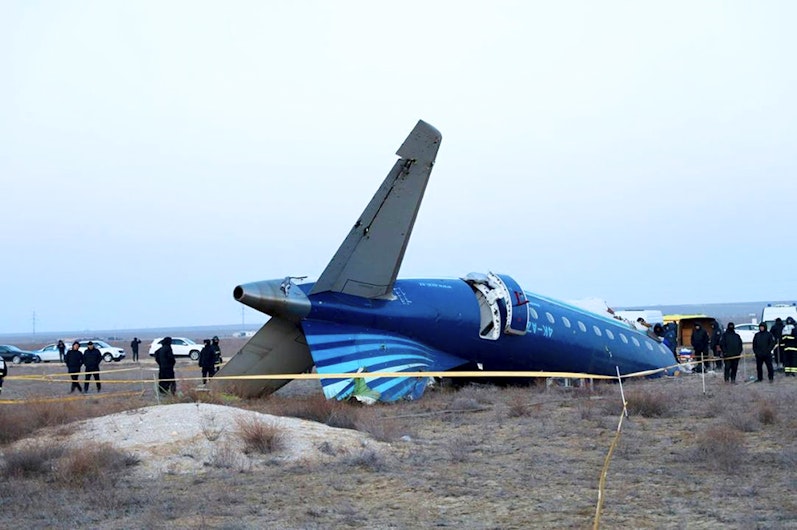 Avion prabusit in Kazahstan