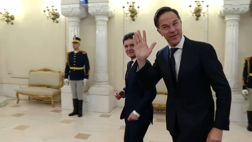 Mark Rutte și Nicușor Dan