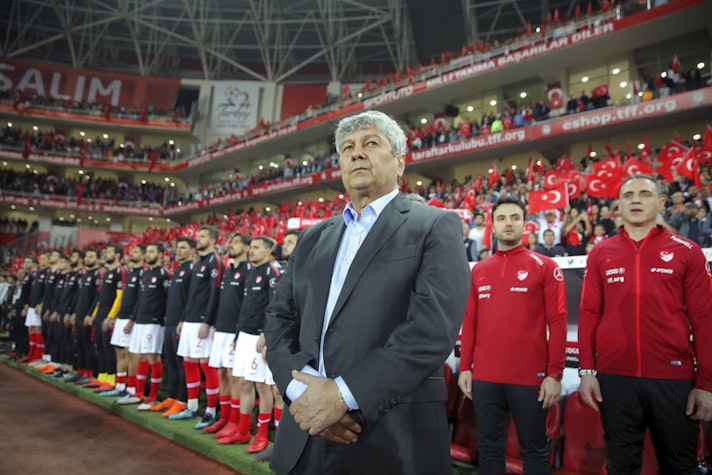 Mircea Lucescu, pe vremea când era selectioner al Turciei