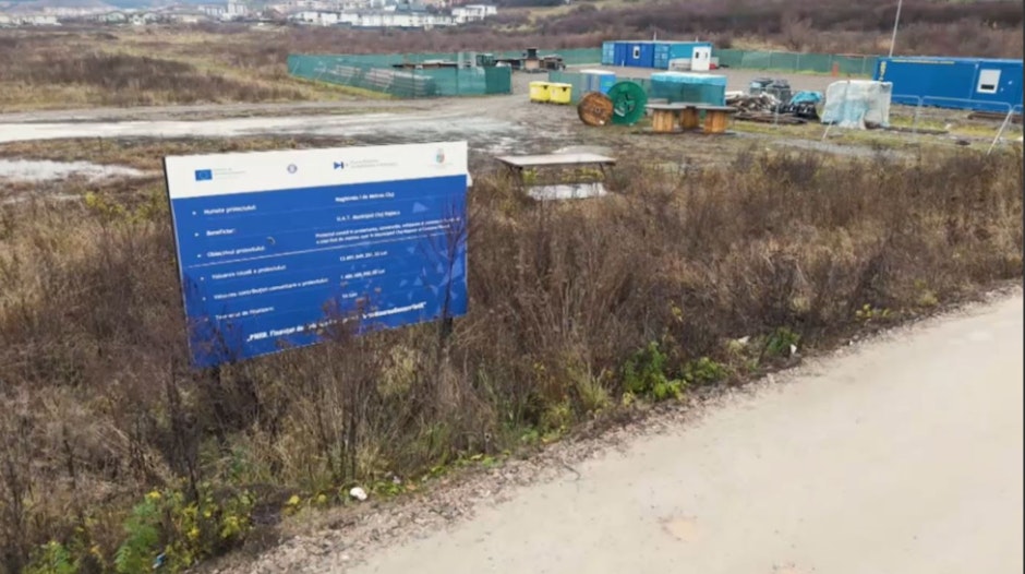 Lucrările la metroul Cluj