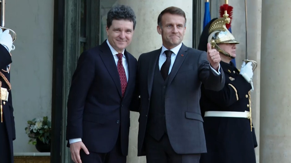 Emmanuel Macron, președintele Franței, l-a primit pe Nicușor Dan