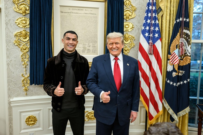 Cristiano Ronaldo și Donald Trump. Cei doi se vor revedea la CM din anul 2026