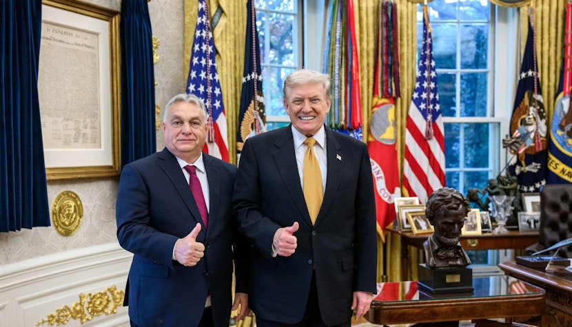Donald Trump și Viktor Orban, poză în Biroul Oval