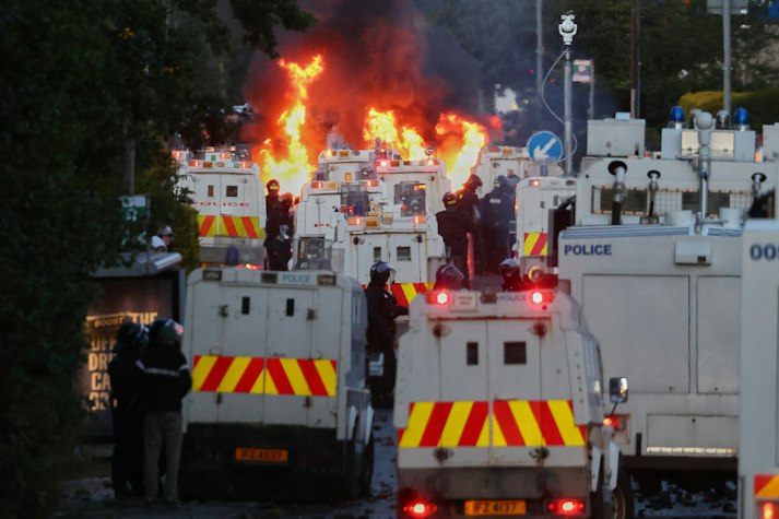 Violente in Belfast