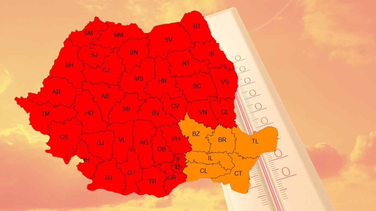 Cod roşu de caniculă în aproape toată ţara, inclusiv Bucureşti