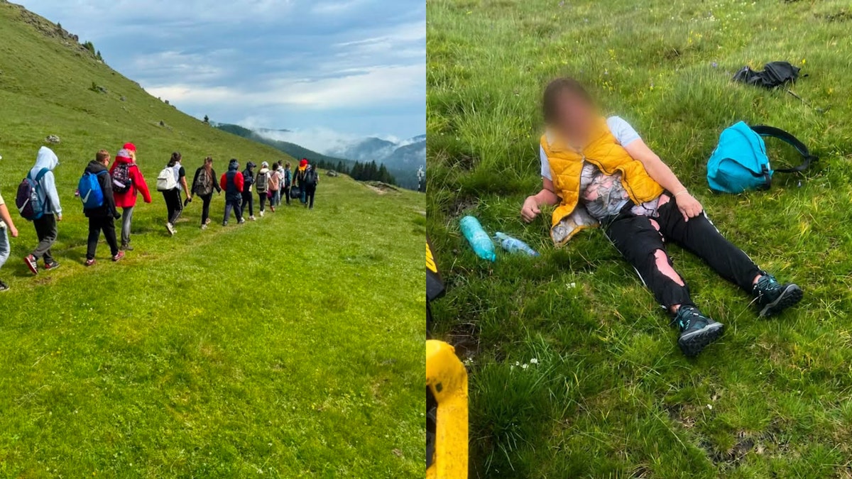 Profesoară lovită de fulger în Bucegi, salvata de elevi şi echipe specializate