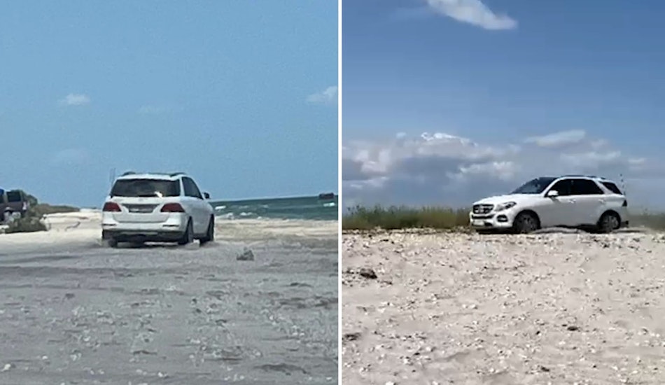 Plaja sălbatică de la Vadu, distrusă de șoferii care intră cu mașinile pe nisip. Expert: „Dacă nu se aplică legea, vom pierde această plajă”