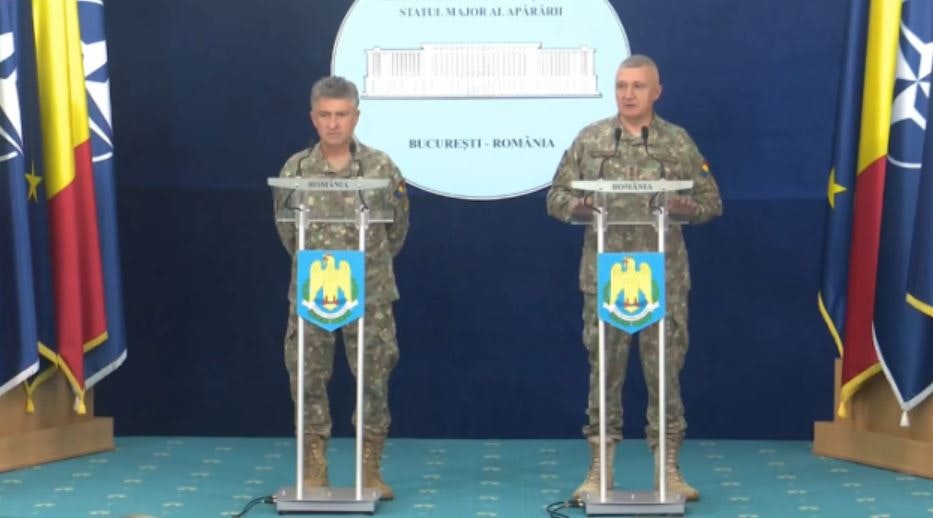 Generalul Maxim, despre drona doborâtă în Buzău: Avioanele italiene au tras, dar n-au lovit ținta