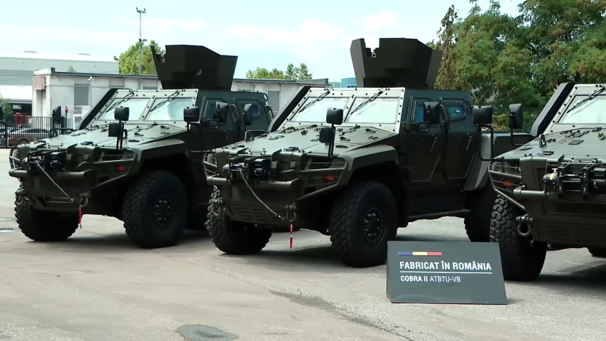 Primele blindate Cobra 2 fabricate în România, livrate Armatei Române