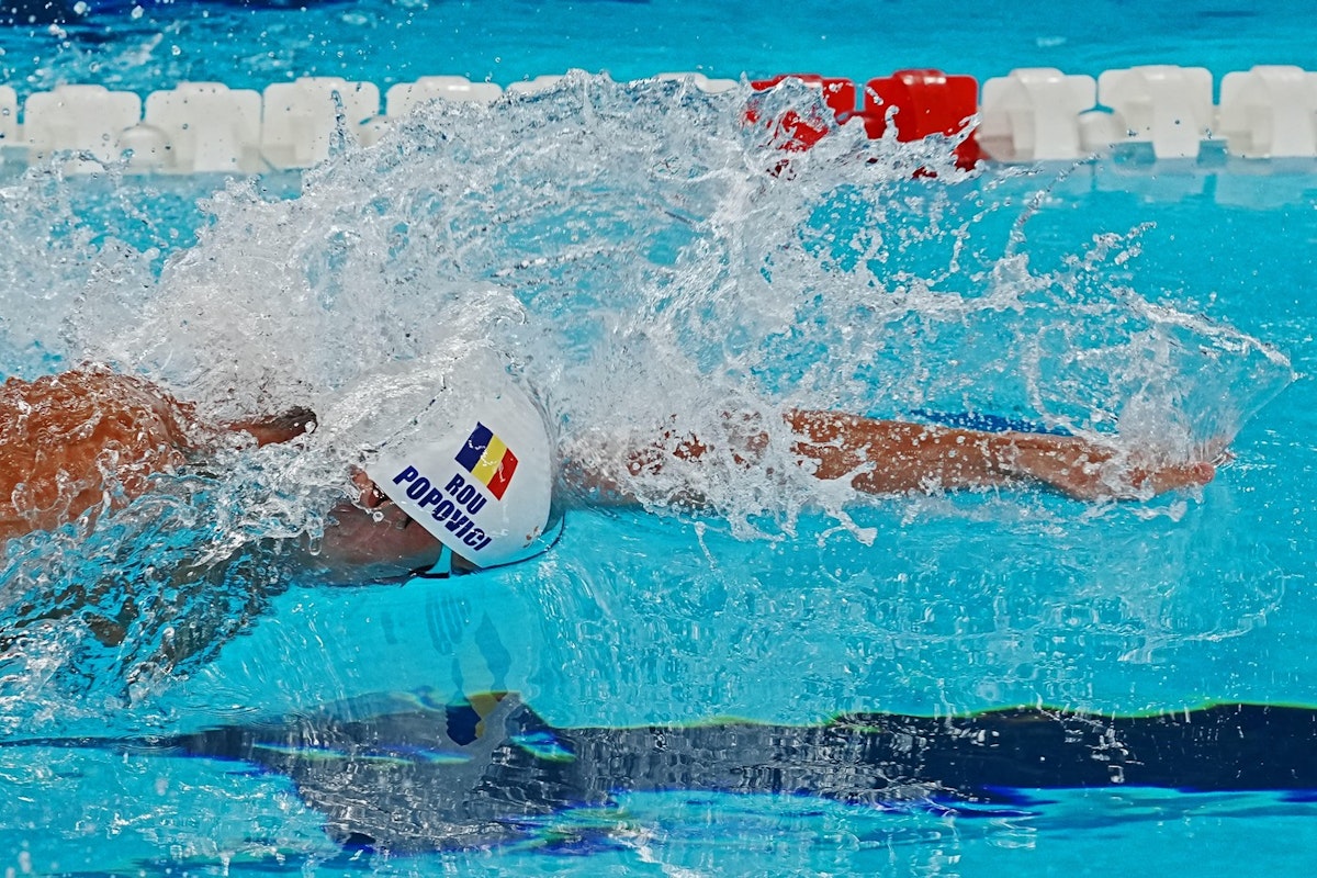 David Popovici, calificat în finala de 200 m liber cu cel mai bun timp la Europenele de natație